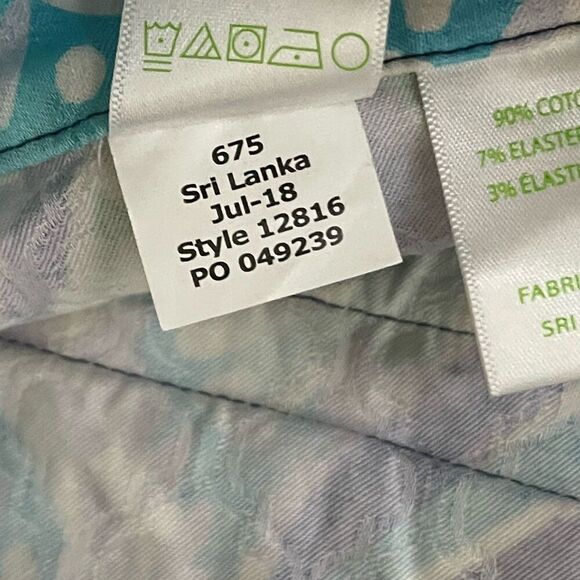 LILLY PULITZER Kelly Ankle Pants Size 4 Pineapple Colorful Tropical Nautical Fun - Picture 7 of 9